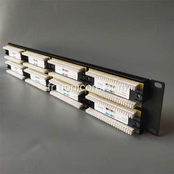 Panneau de brassage ethernet domestique 48 ports RJ45